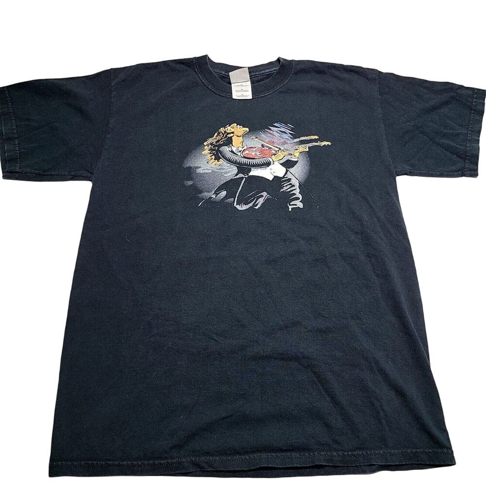 The Music Of Led Zeppelin Men's Medium Band T-Shirt Black Crew Neck Vintage